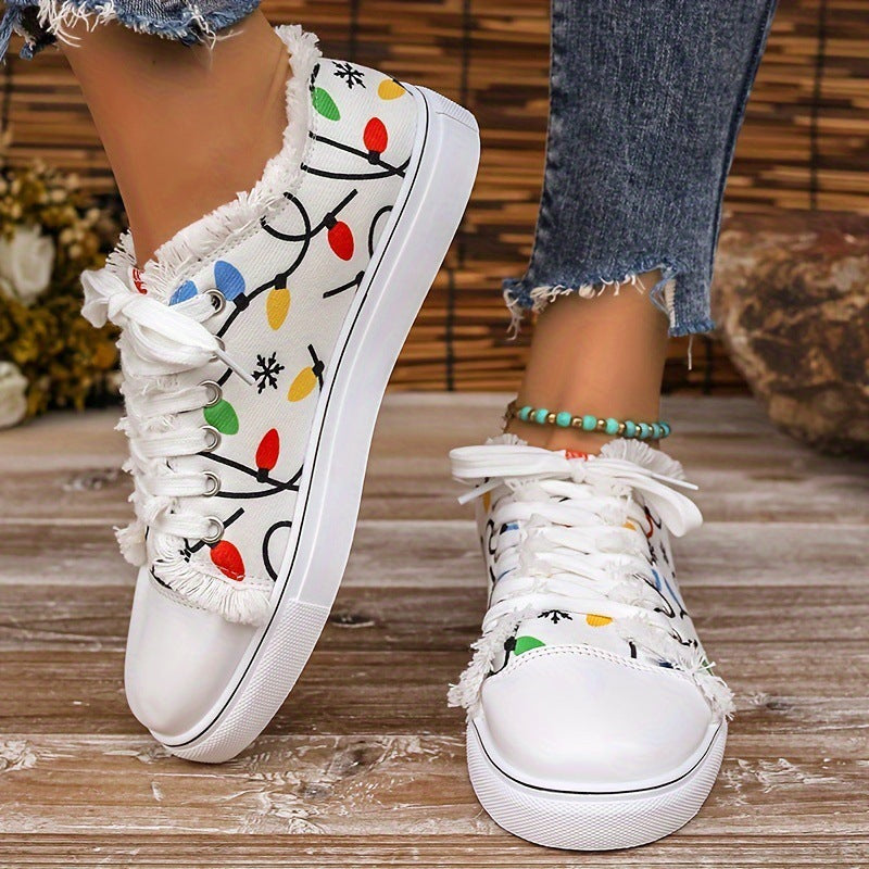 Damen Freizeitschuhe mit verspieltem Motiv und gemütlicher Fleece-Innensohle R&B