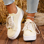 Damen Modische Sneaker mit hohem Plateau