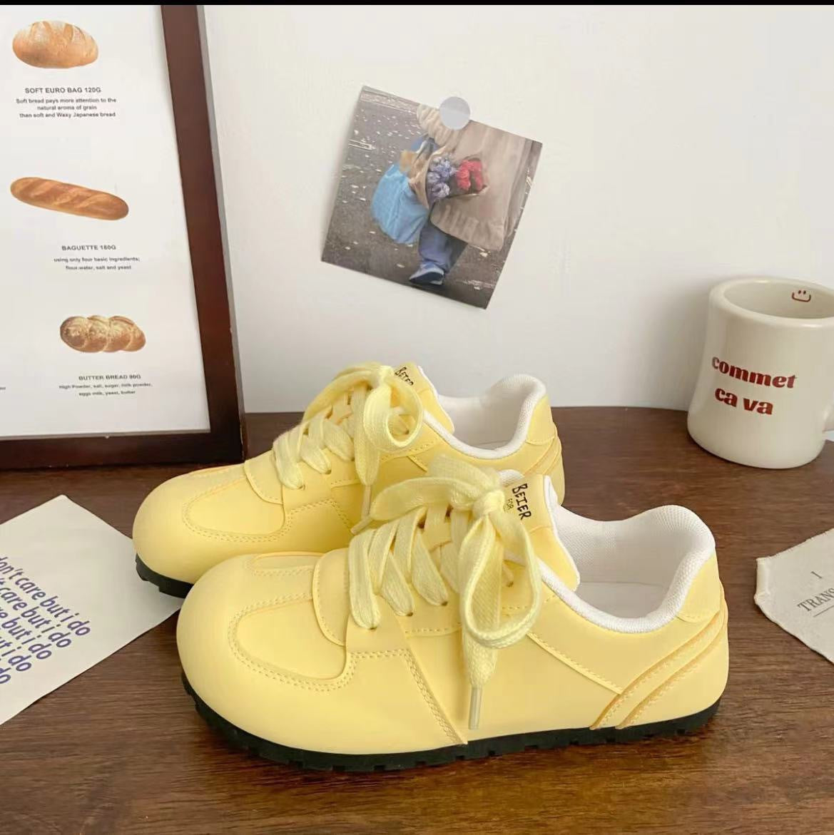 Damen Bequeme Freizeitsneaker mit atmungsaktiver Oberflächenstruktur und rutschfester Sohle
