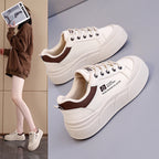 Damen modische Sneakers mit komfortablem Plateau und atmungsaktiver Sohle R&B