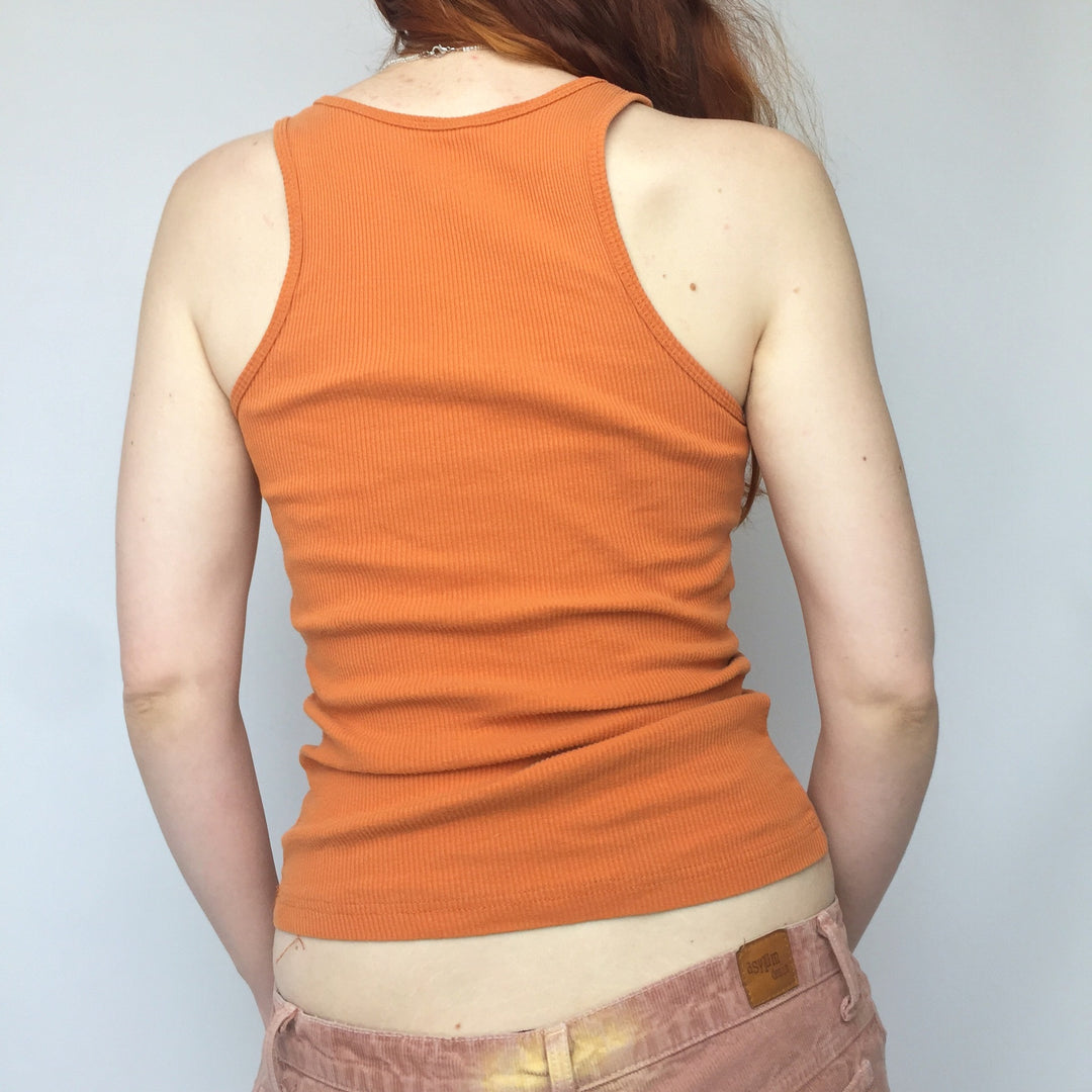 Damen ärmelloses Top im kreativen Retro-Design mit Druck R&B