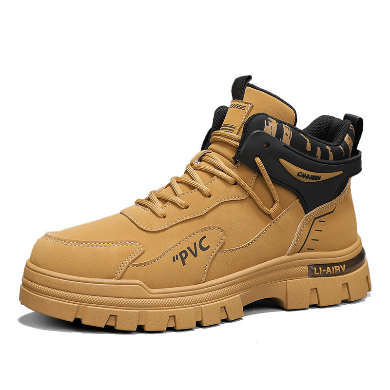 Damen robuste High-Top Sneakers mit verstärkter Sohle und atmungsaktivem Obermaterial R&B