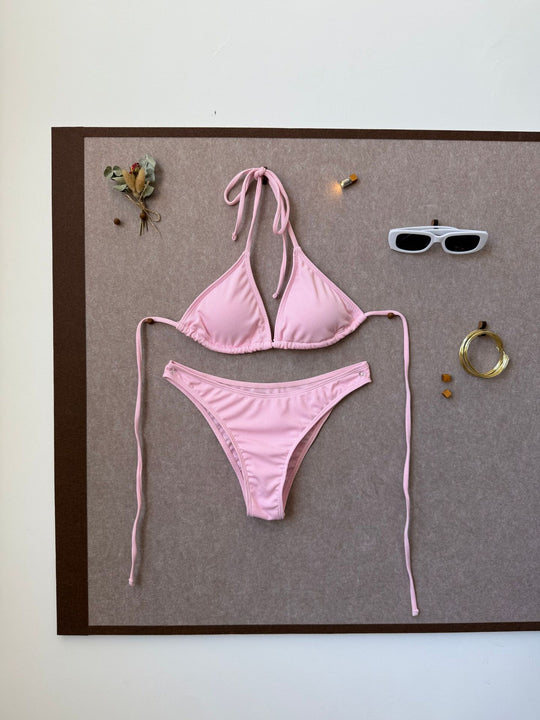 Damen Triangel-Bikini mit Raffung R&B