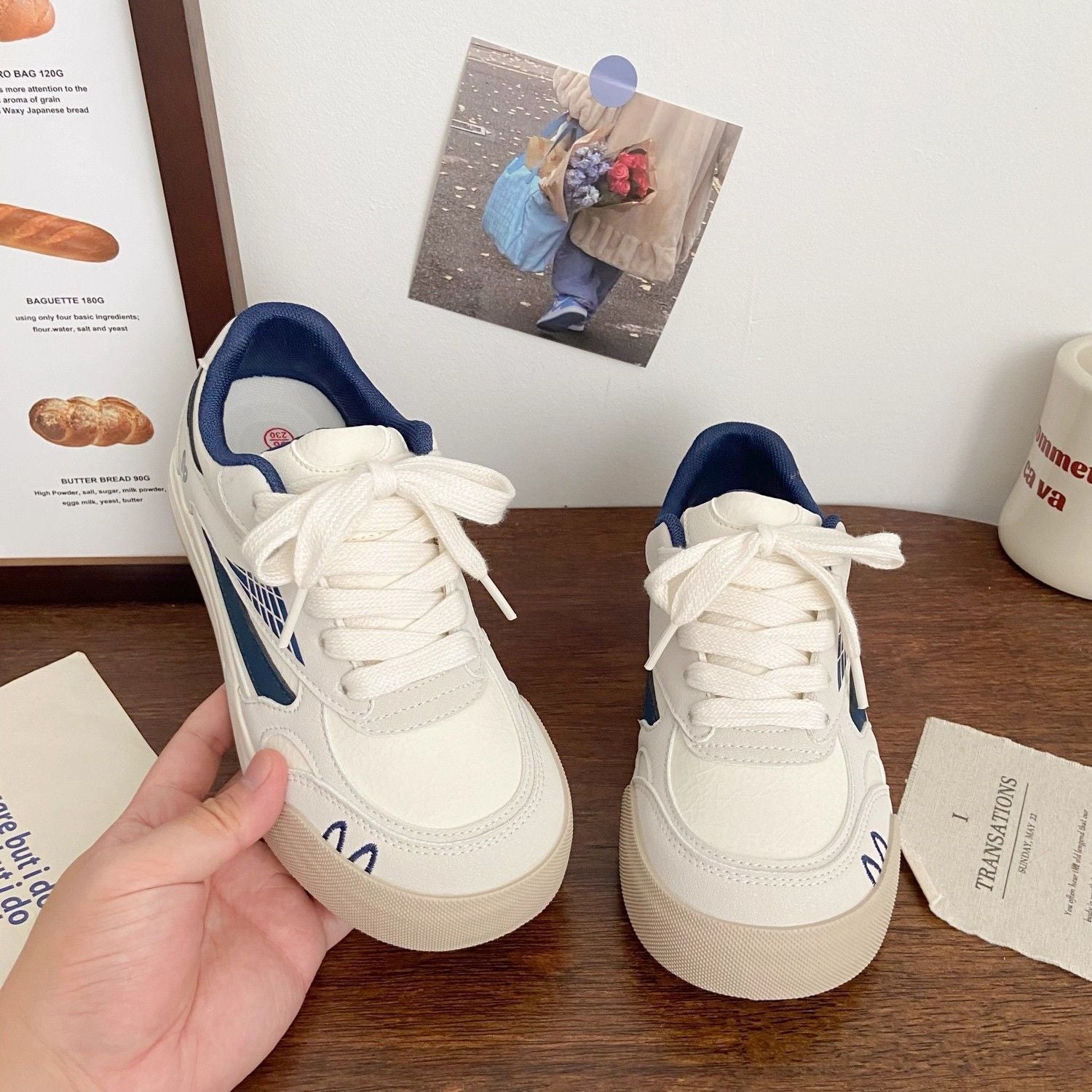 Damen Moderner Freizeitsneaker mit gepolsterter Sohle und atmungsaktivem Obermaterial