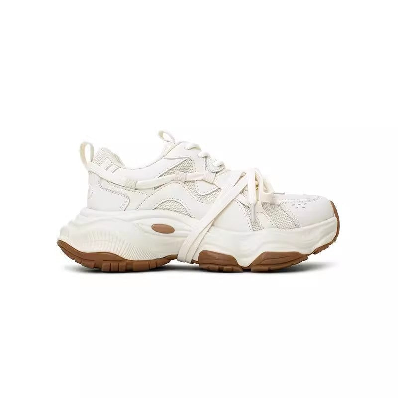 Damen Sportliche chunky Sneakers mit atmungsaktivem Obermaterial und flexibler Sohle R&B