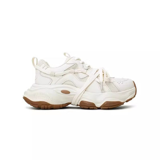 Damen Sportliche chunky Sneakers mit atmungsaktivem Obermaterial und flexibler Sohle R&B