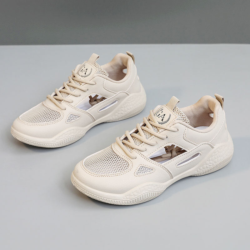 Damen Sportliche Sneaker mit atmungsaktiver Mesh-Oberfläche und rutschfester Sohle R&B