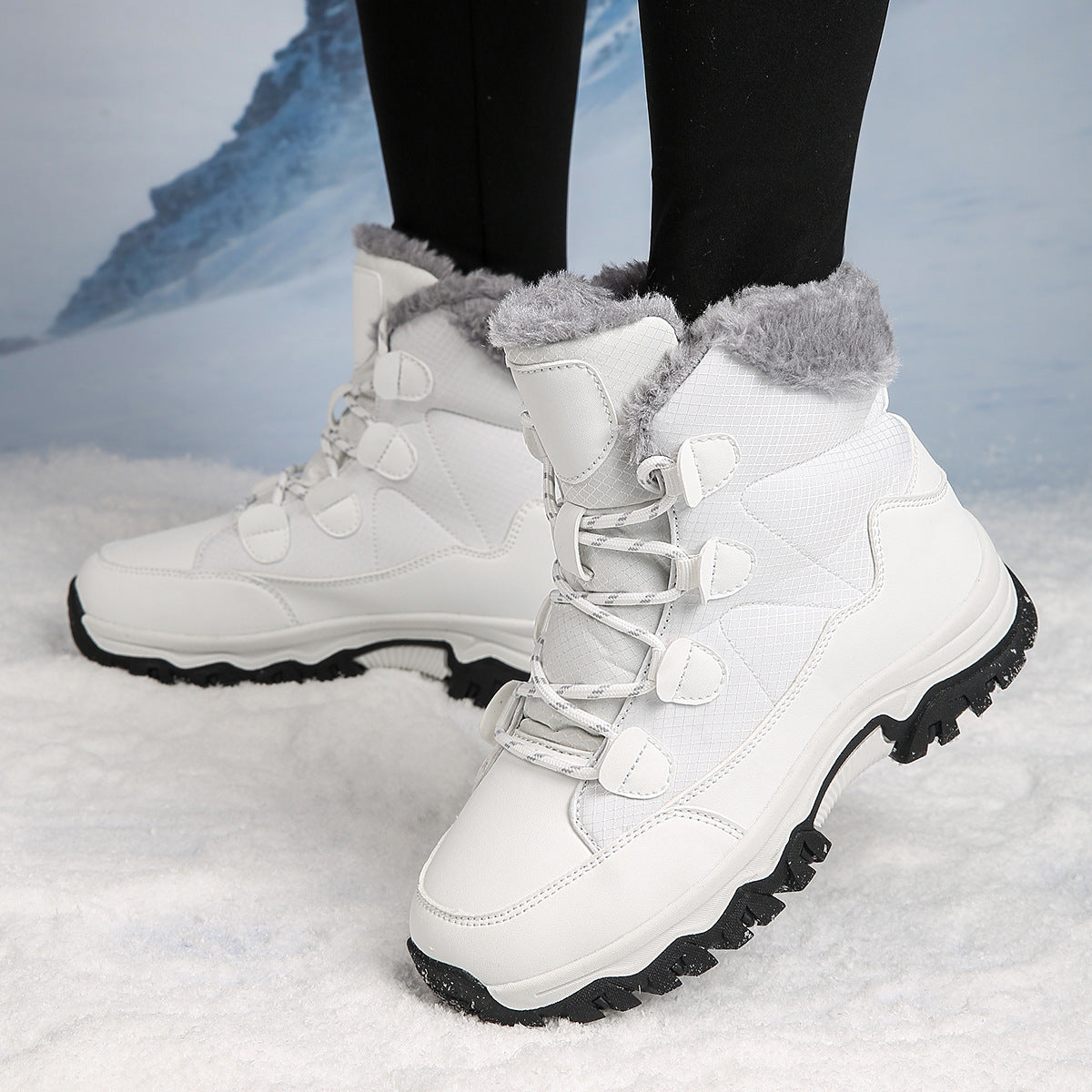 Damen Thermo-Winterstiefel mit isolierendem Futter und rutschfester Sohle R&B