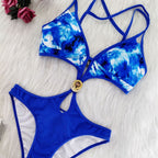 Damen Cut-Out Bikini-Set mit raffinierten Trägerdetails R&B