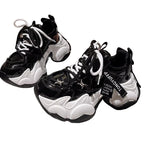 Damen Sportliche Chunky Sneakers mit atmungsaktivem Material und rutschfester Sohle R&B