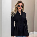Damen Eleganter Blazer mit taillierten Akzenten R&B