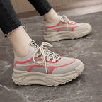 Damen sportliche Strick-Sneaker mit atmungsaktivem Obermaterial und rutschfester Sohle R&B