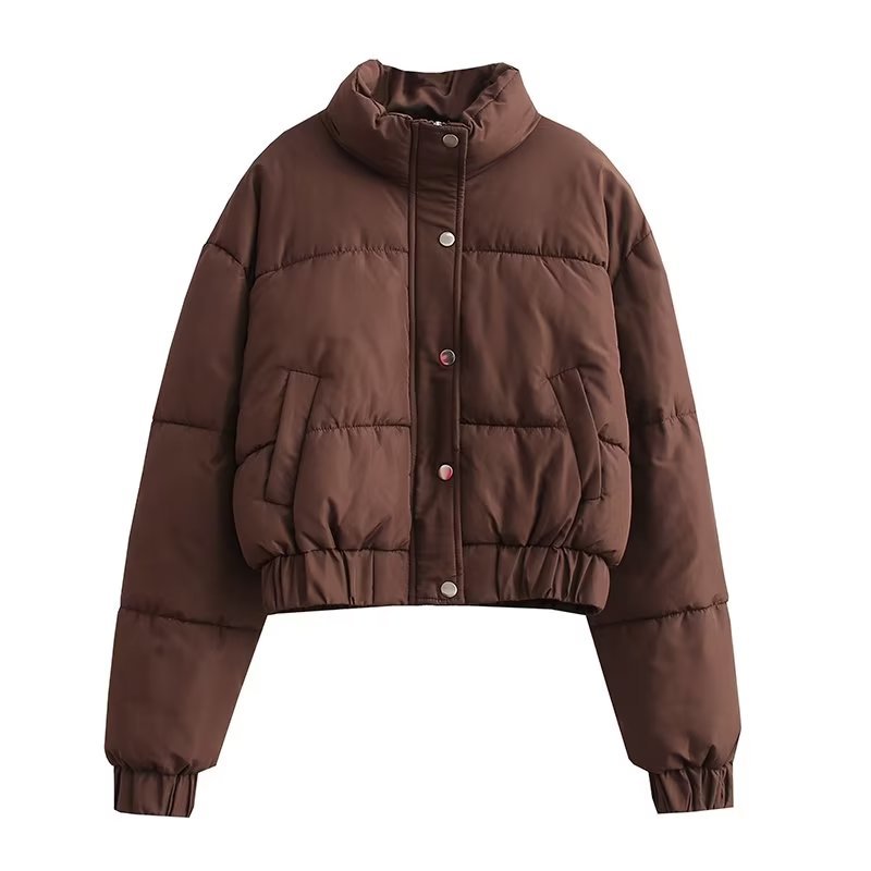 Damen Steppjacke mit hohem Kragen undpraktischen Taschen R&B