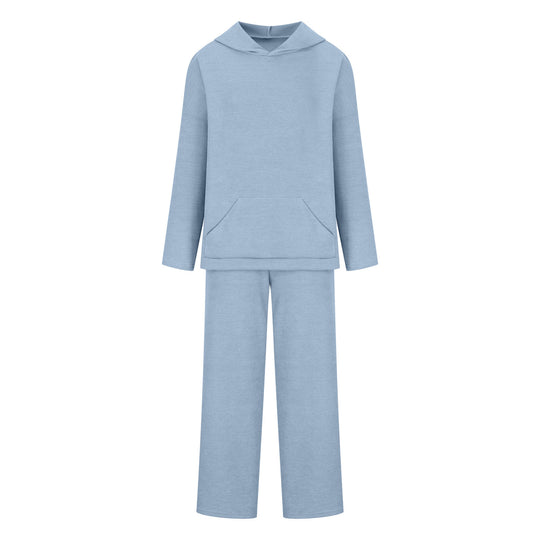Damen lässiges Sweatshirt- und Pants-Set mit oversized Schnitt R&B