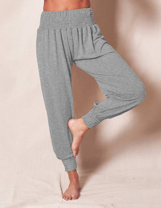 Damen Bequeme Freizeithose mit elastischem Bund und schmalen Bündchen R&B