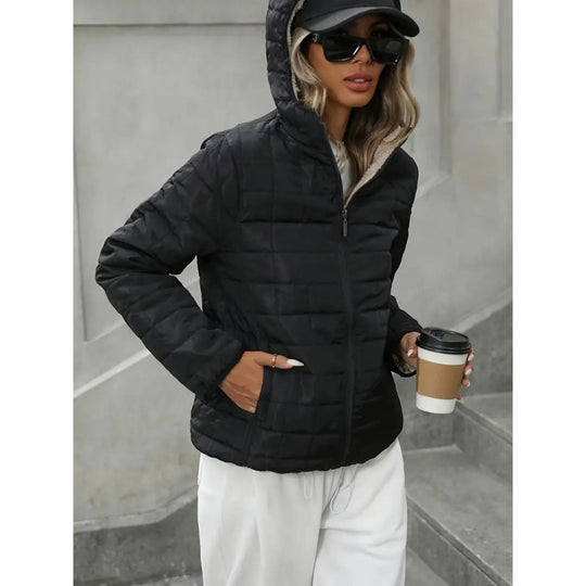 Damen gesteppte Winterjacke R&B