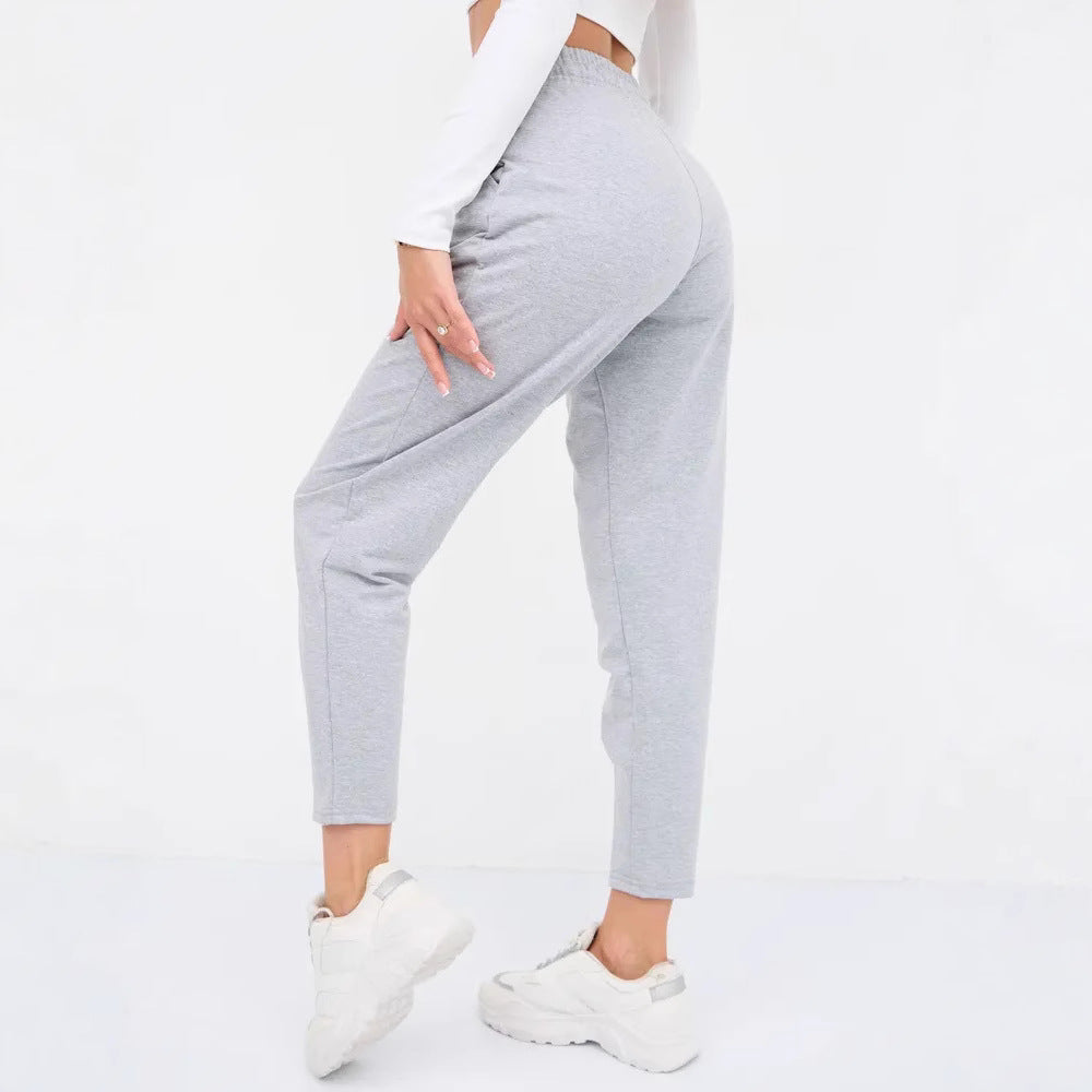Damen Elegante Jogginghose mit Kordelzug und schmalem Schnitt R&B