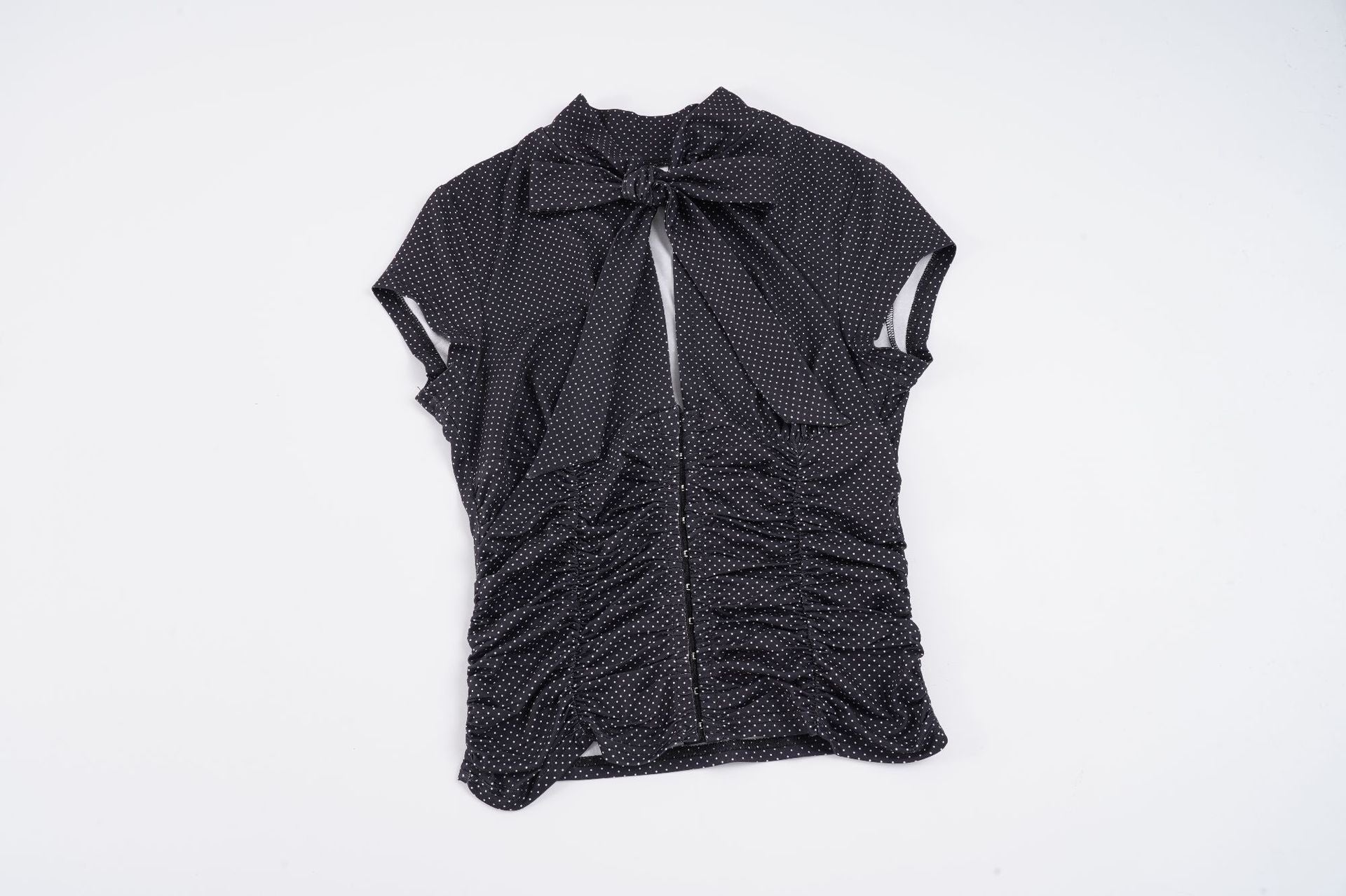 Damen Elegantes Rüschenshirt mit schickem BindR&Band R&B