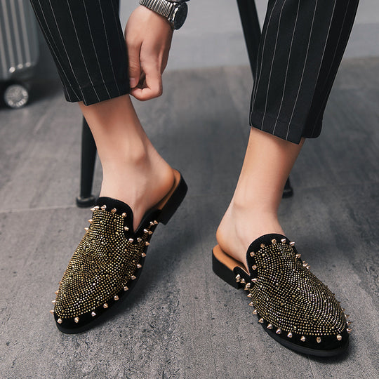Damen Mokassins mit luxuriösen Nieten-Details und weichem Innenfutter R&B