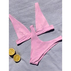 Damen Zweiteiliges Bikini-Set mit floralem Design R&B