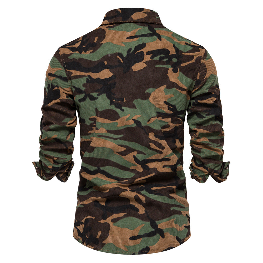 Herren Kamelhaar-Karohemd Shirt