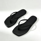 Damen Minimalistische Zehentrenner-Sandalen mit ergonomischem Design R&B