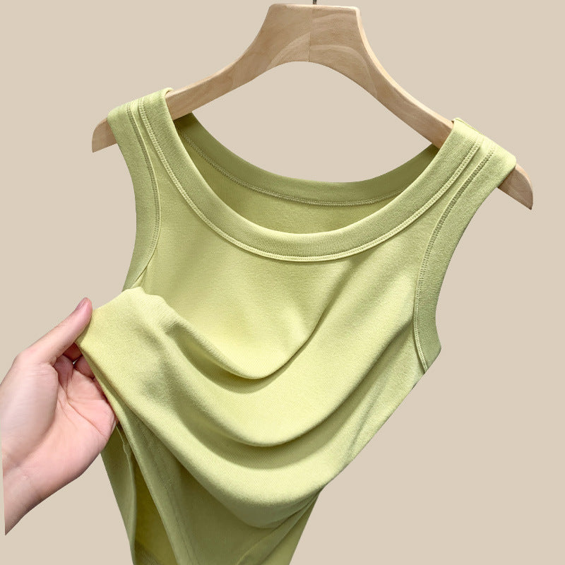 Damen ärmelloses Basic-Top aus hochwertigem Material R&B