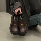 Damen Loafers mit komfortabler Sohle und modischem Riemen R&B