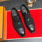 Damen Elegante Schnürschuhe mit hochwertigem Leder und klassischem Design R&B