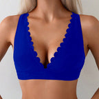 Damen Bikinioberteil mit eleganten Wellenrand R&B