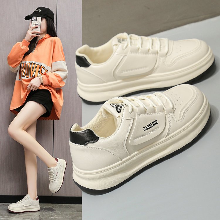 Damen modische Sneakers mit weichem Obermaterial und stoßdämpfender Sohle R&B