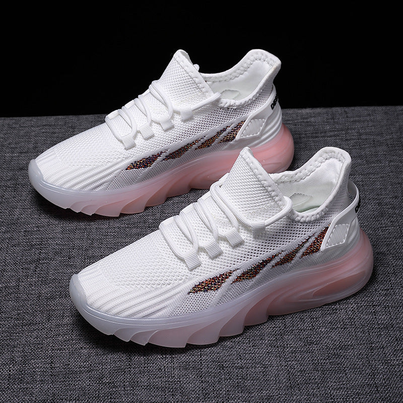 Damen Sportliche Freizeit Sneakers mit atmungsaktiver Mesh-Oberfläche und dämpfender Sohle R&B