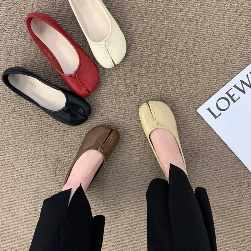 Damen Ballerinas mit eleganter Schlitz-Details und bequemer Innensohle R&B