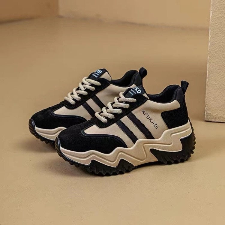 Damen Chunky Sneakers mit ergonomischer Dämpfung und rutschfester Sohle