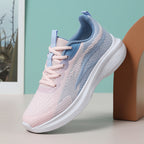 Damen Komfortable Freizeit-Sneaker mit atmungsaktiver Oberstruktur und dämpfender Sohle R&B