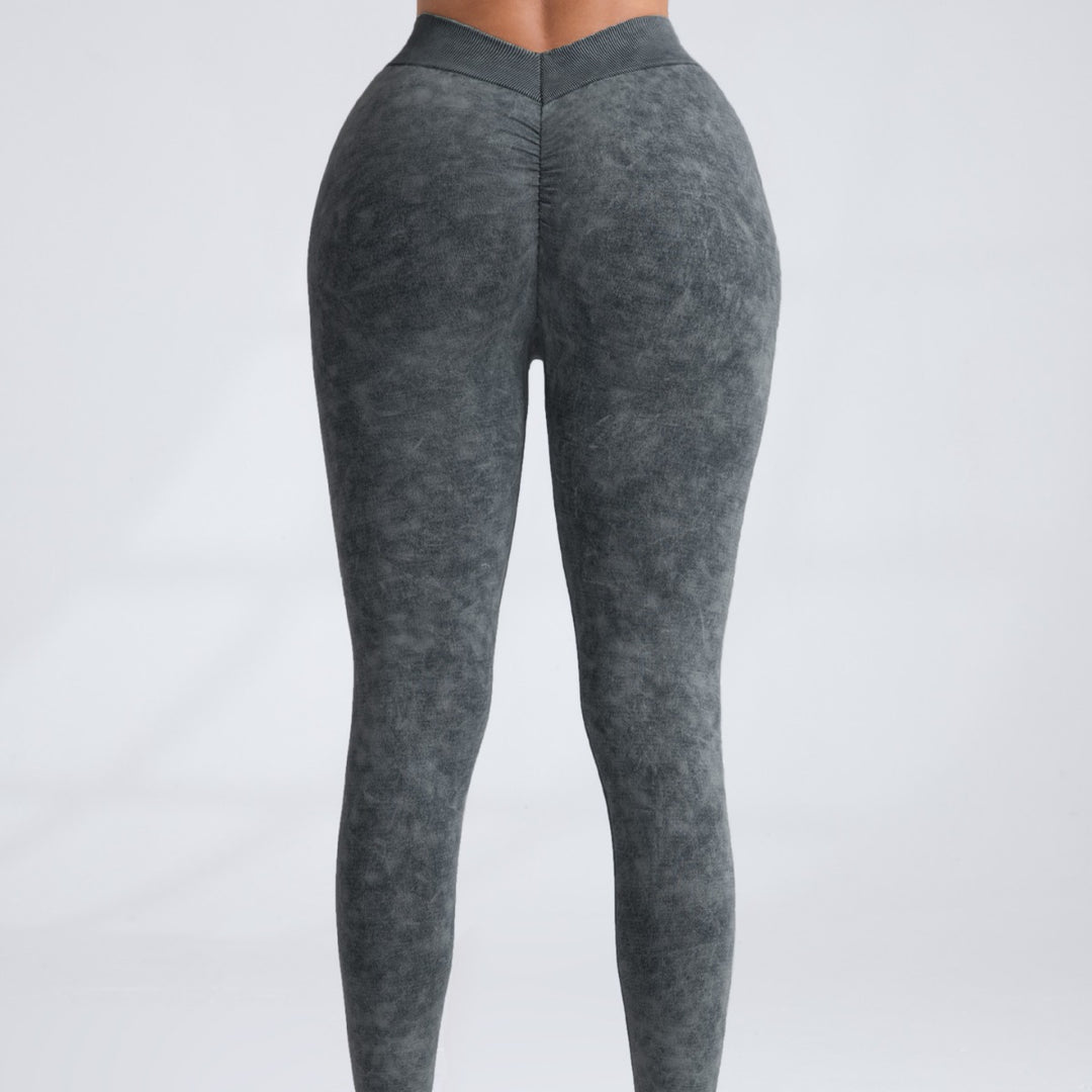 Damen High-Waist Komfort Leggings mit Sculpt-Effekt R&B