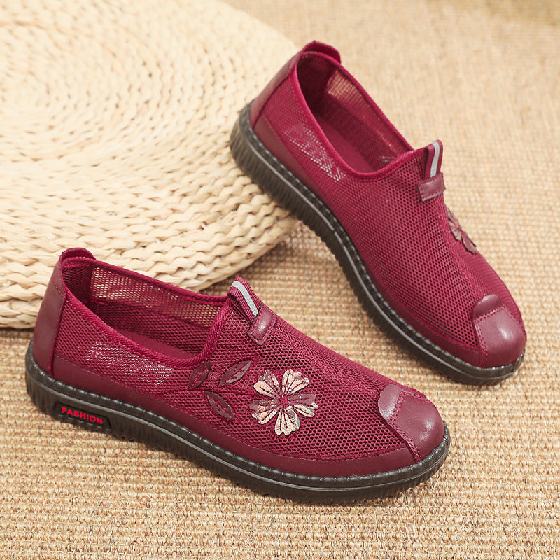 Damen Atmungsaktive Freizeitschuhe mit floralem Design