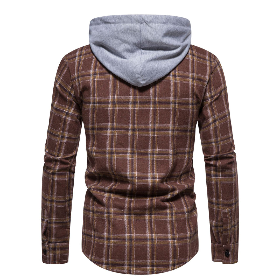 Herren Schultertunika mit integriertem Kapuzendesign R&B