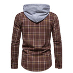 Herren Schultertunika mit integriertem Kapuzendesign