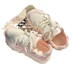 Damen Komfortable Chunky Sneakers mit atmungsaktivem Obermaterial und weicher Dämpfung R&B