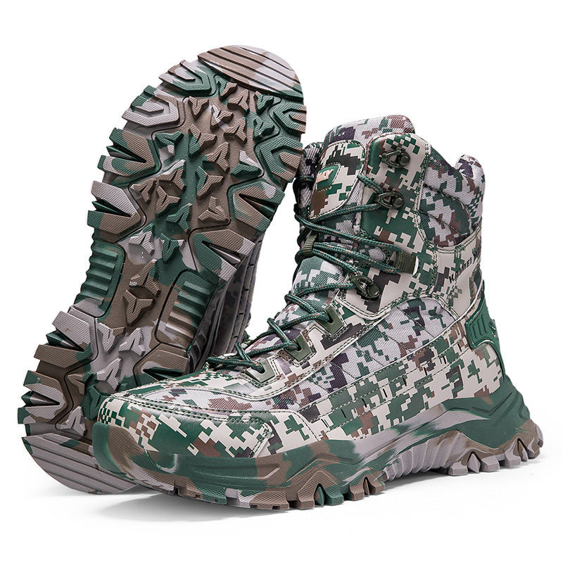 Damen Militärische Funktionsstiefel mit rutschfester Sohle und hohem Schaft