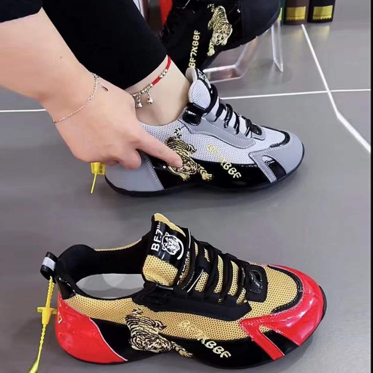 Damen Sportliche Sneakers mit atmungsaktiver Mesh-Oberfläche und rutschfester Sohle R&B
