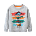 Jungen Sweatshirt mit lR&Bendigem Dinosaurier-Motiv R&B