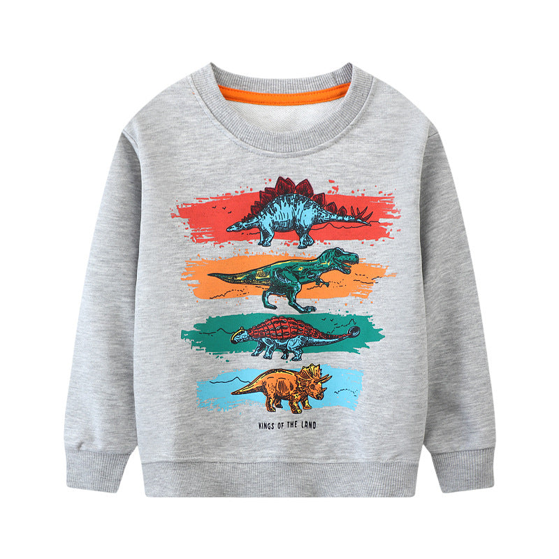 Jungen Sweatshirt mit lR&Bendigem Dinosaurier-Motiv R&B