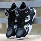 Damen Sportliche Basketball-Sneaker mit stylishem Grafikdesign R&B