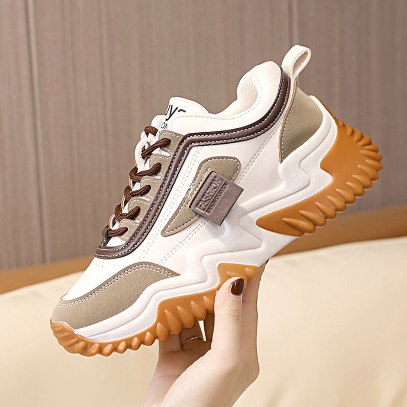 Damen Sportliche Chunky Sneakers mit rutschfester Profilsohle und herausragendem Dämpfung R&B