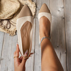 Damen spitze Ballerinas mit atmungsaktivem GewR&Be R&B