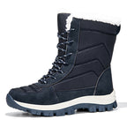 Damen wasserdichte Winterstiefel mit isolierendem Futter und rutschfester Sohle