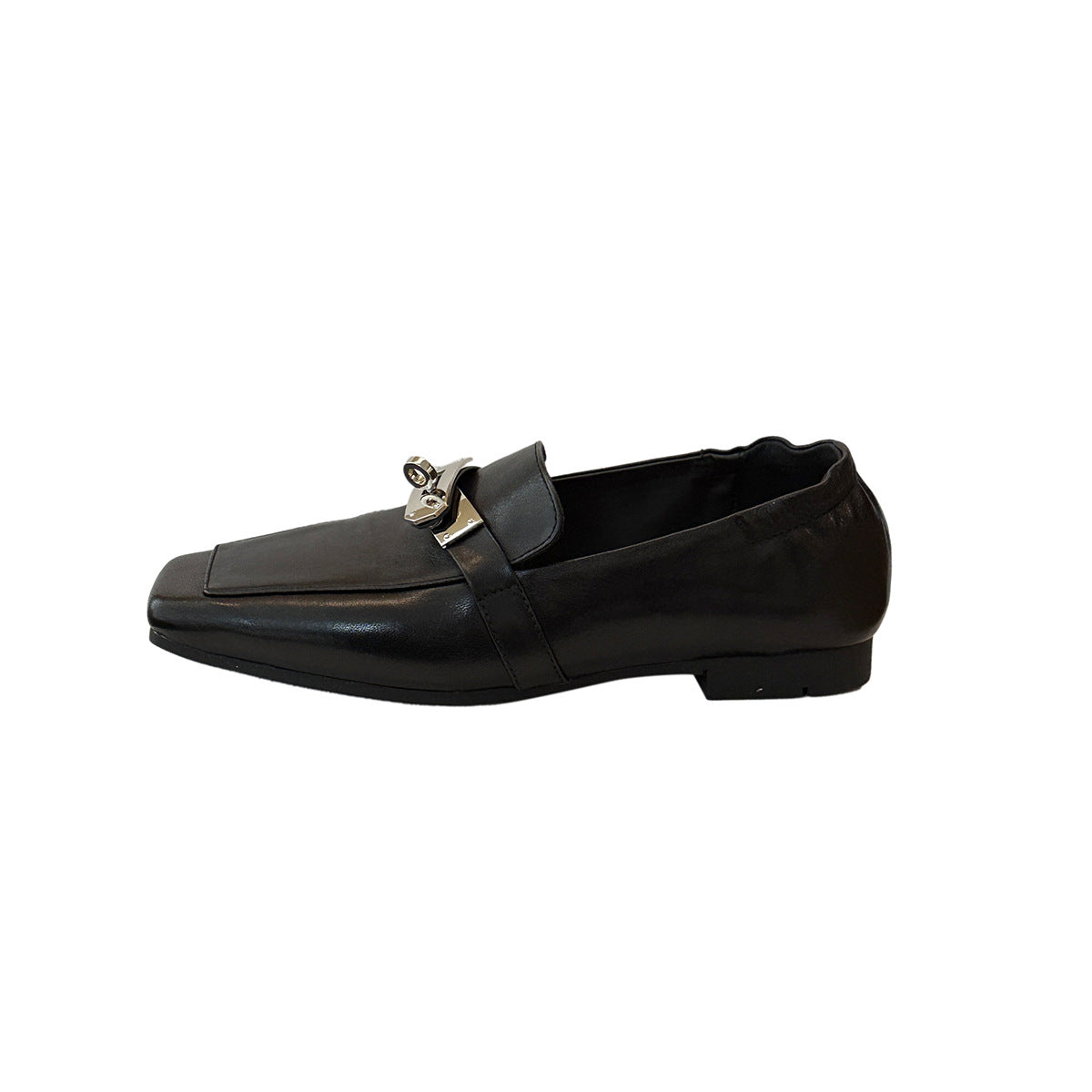 Damen Elegante Mokassins aus hochwertigem Leder mit modischem Schnallenverschluss R&B