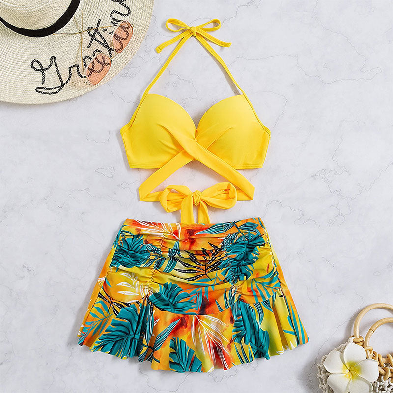 Damen Designer-Bikini mit verspieltem Rock